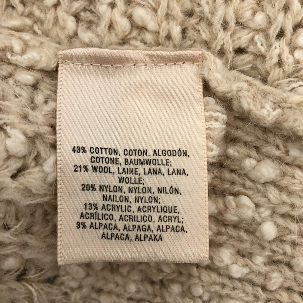 ANTHROPOLOGIE MOTH NWT Nubby Side Zip Sweater 001 - Picture 6 of 6